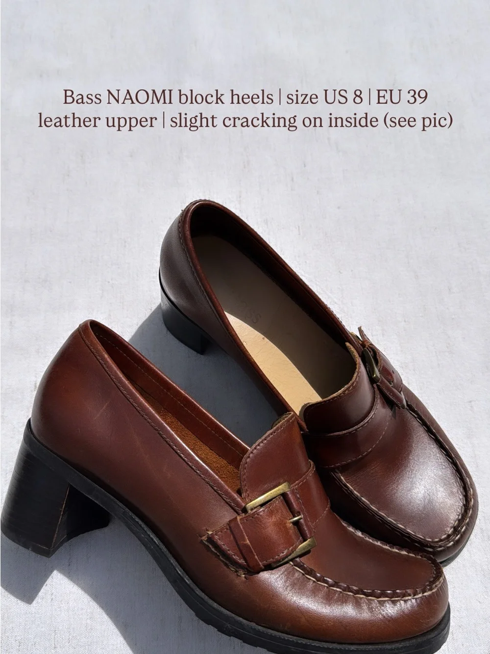 Bass naomi leather